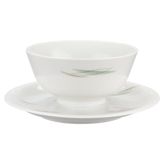 Sauciere mit Teller einteilig