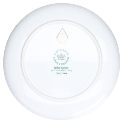 Wandteller Satire Motiv Helmut Schmidt