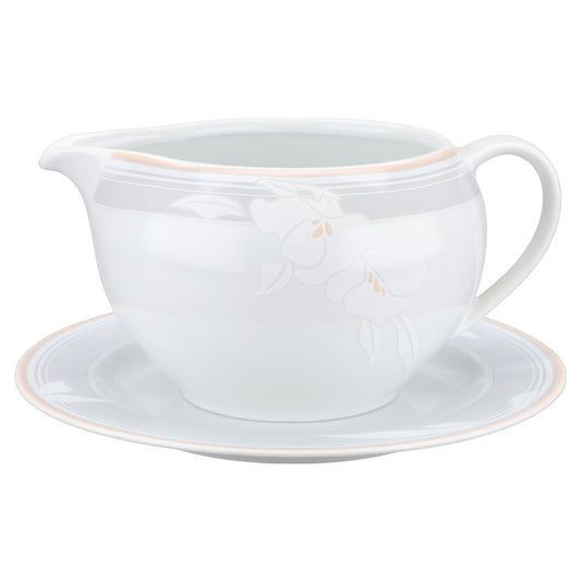 Sauciere mit Teller 2-teilig