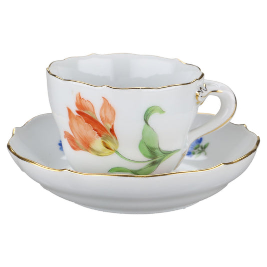 Mokkatasse mit Untere Motiv Tulpe Orange
