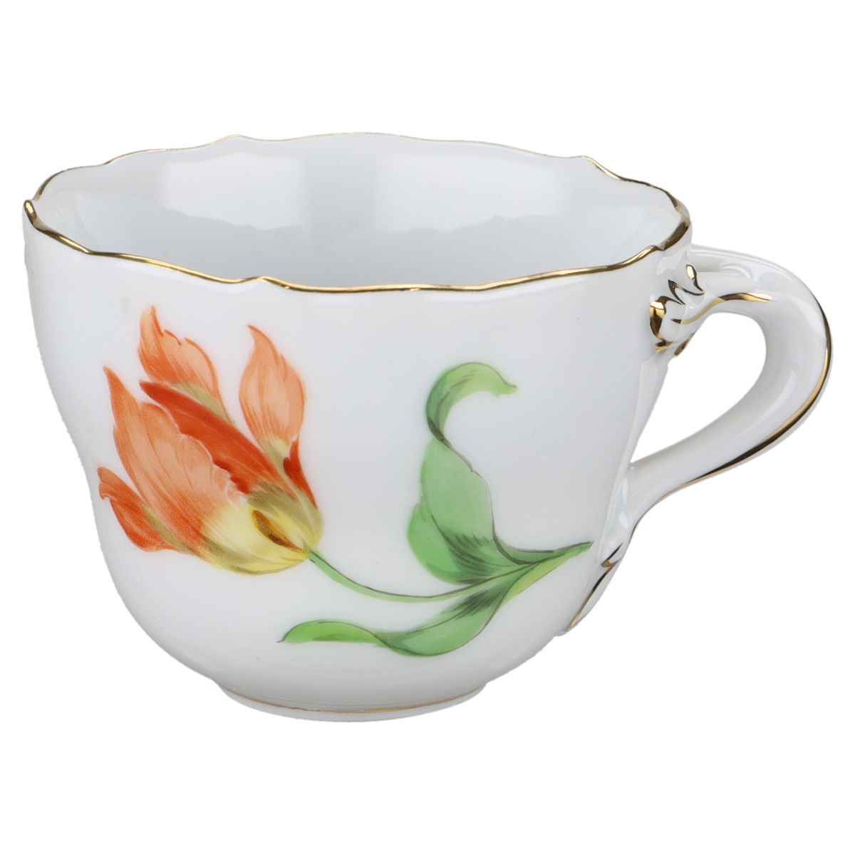 Mokkatasse mit Untere Motiv Tulpe Orange