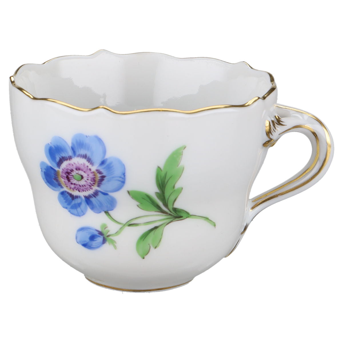 Mokkatasse mit Untere Anemone Blau