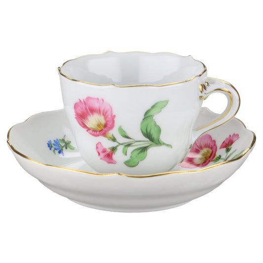 Mokkatasse mit Untere Blüte Rosa