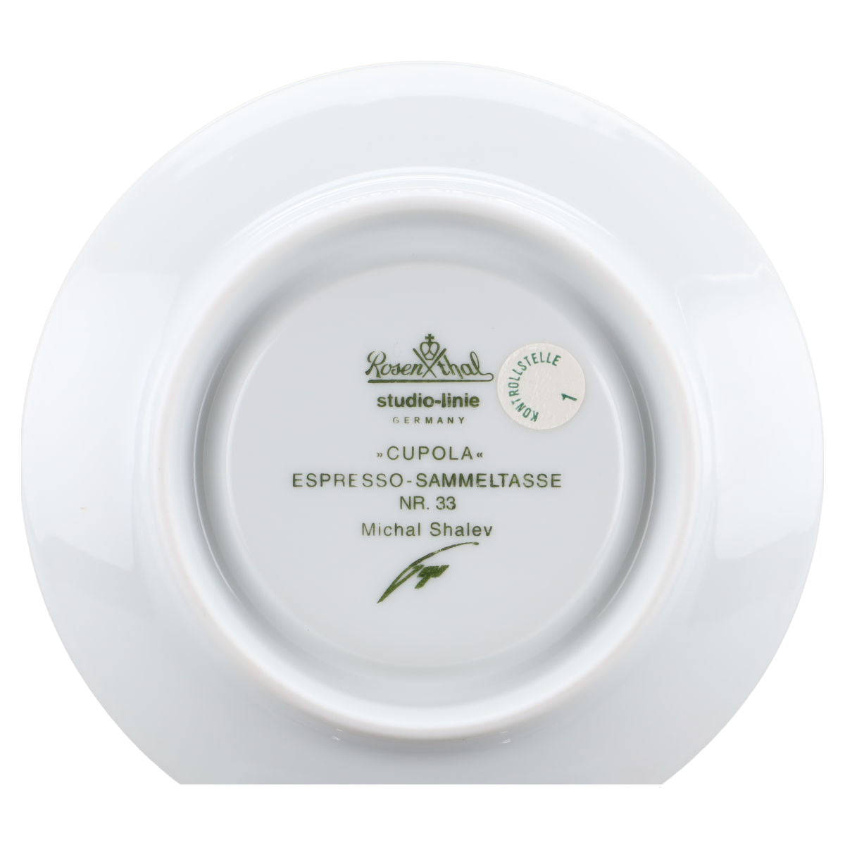 Mokkatasse Espressotasse mit Untere Nr. 33