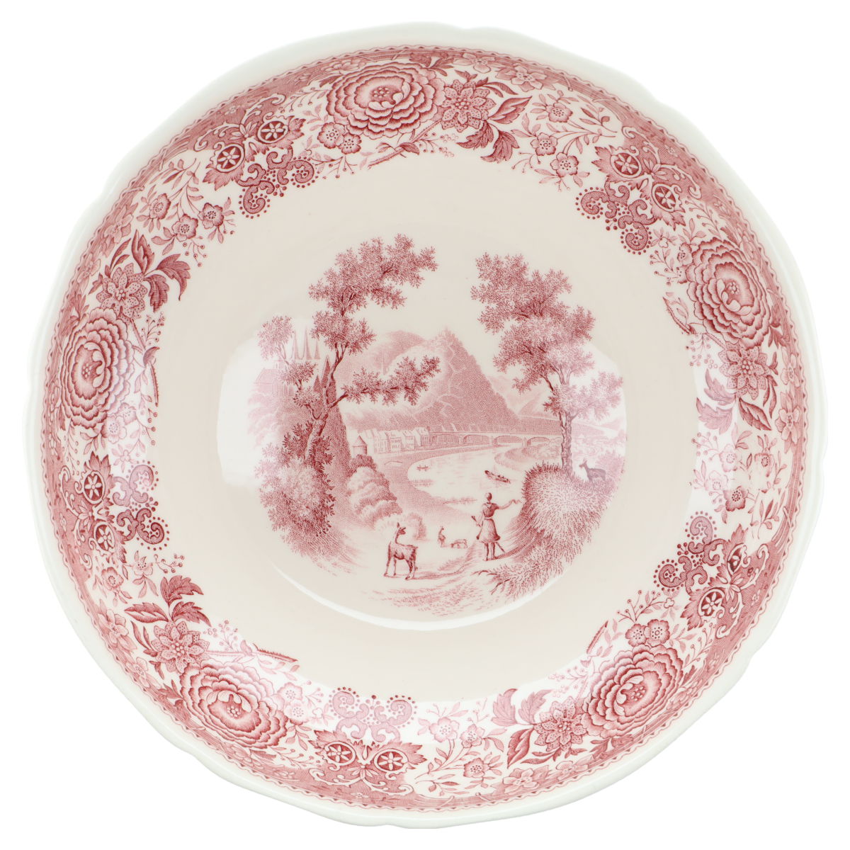 Schüssel rund mittelgroß auf Fuß