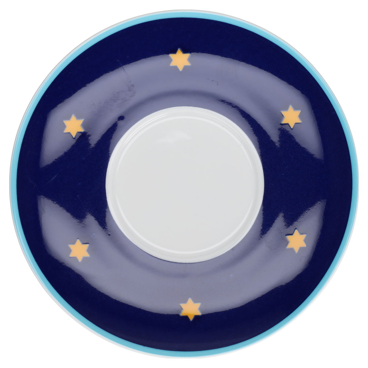 Untertasse für Kaffee Nachtblau