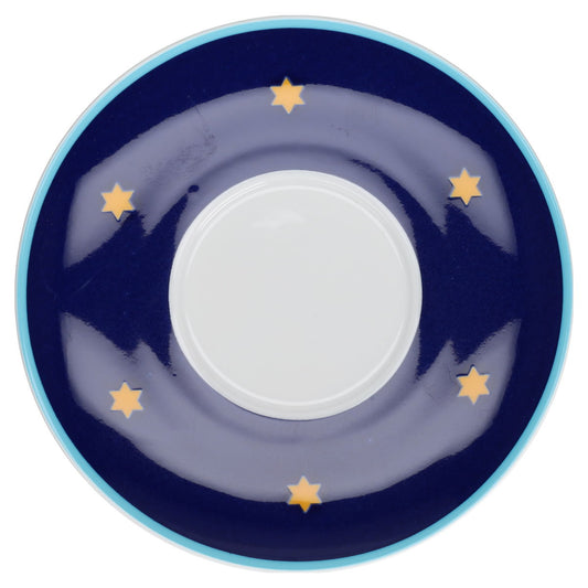 Untertasse für Kaffee Nachtblau