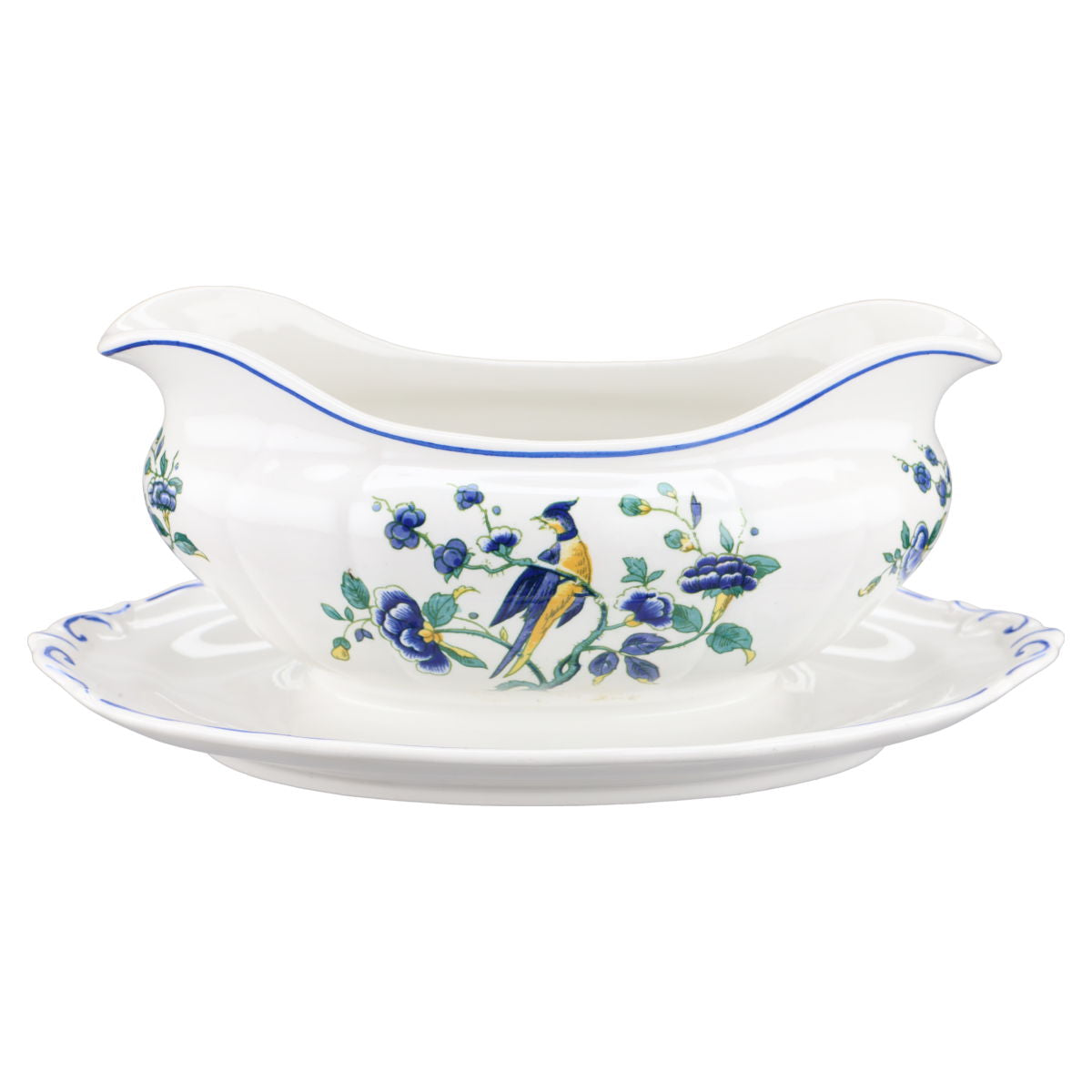 Sauciere mit Teller einteilig