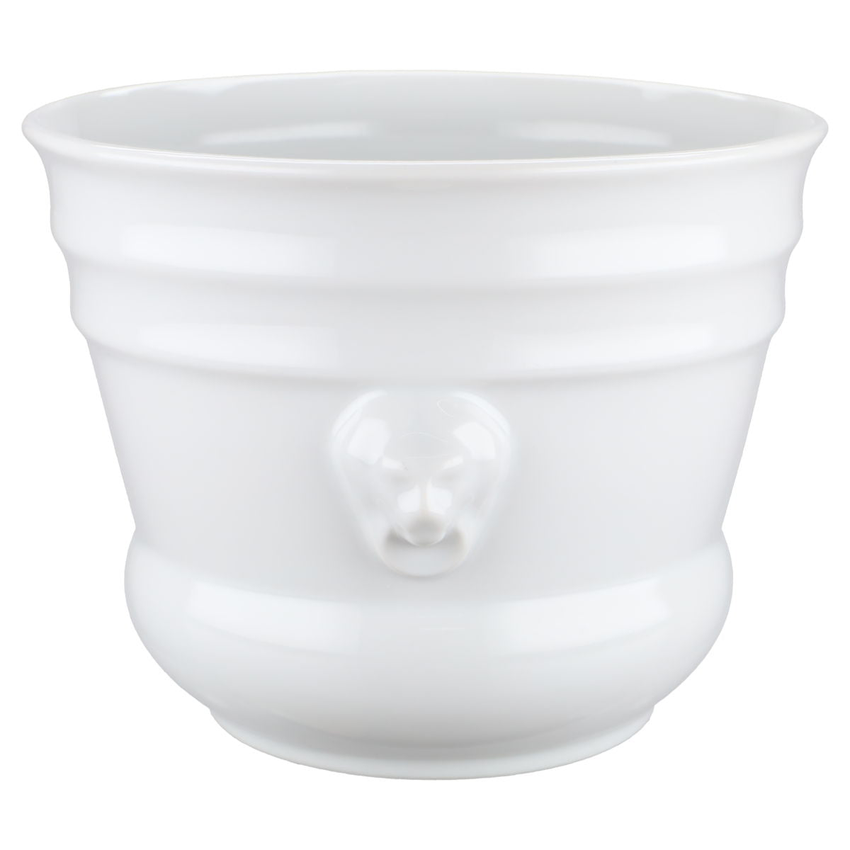 Übertopf D 16 cm weiß