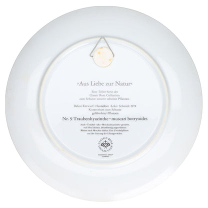 Wandteller Traubenhyazinthe Nr. 9