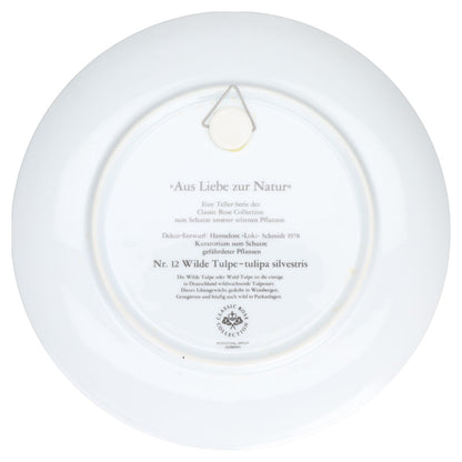 Wandteller Wilde Tulpe Nr. 12