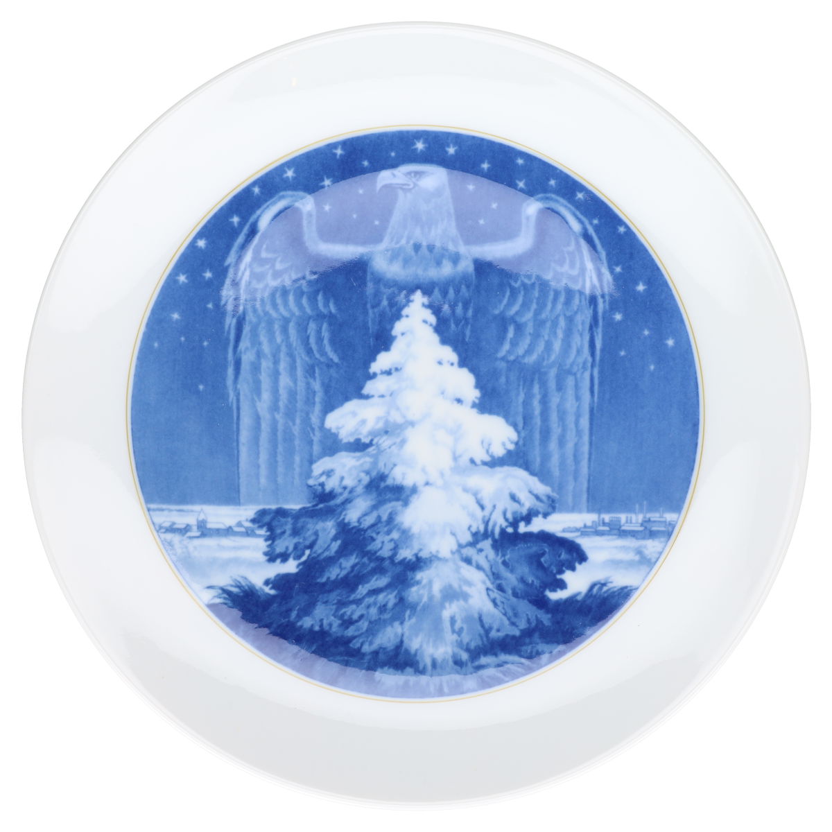 Wandteller Tannenbaum mit Adler