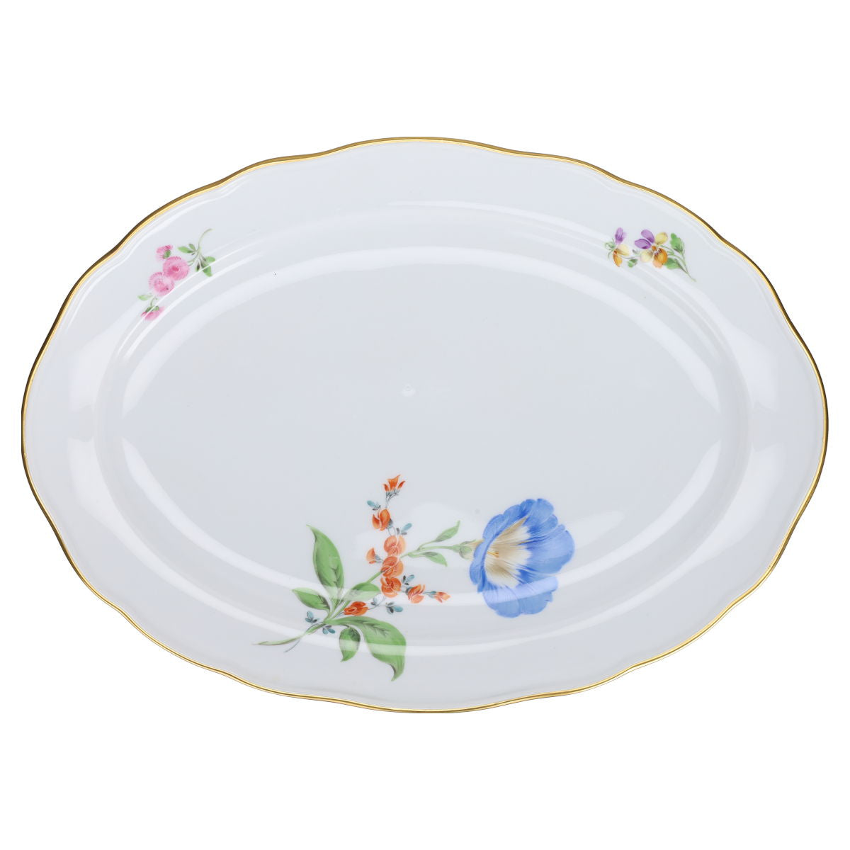 Fleischplatte klein Blaue Blüte