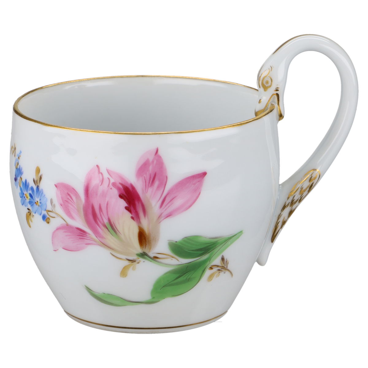 Kaffeetasse mit Untere Motiv Tulpe rosa