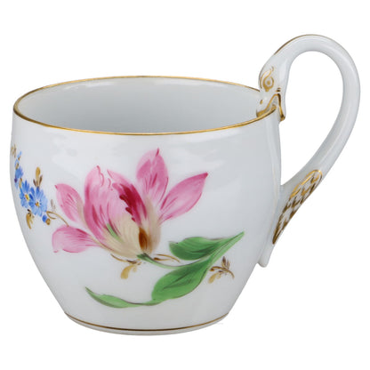 Kaffeetasse mit Untere Motiv Tulpe rosa