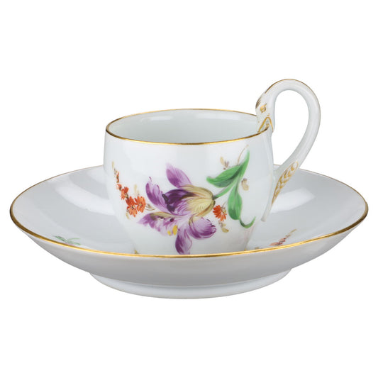 Kaffeetasse mit Untere Motiv Tulpe lila