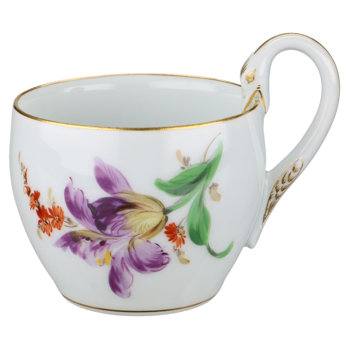 Kaffeetasse mit Untere Motiv Tulpe lila