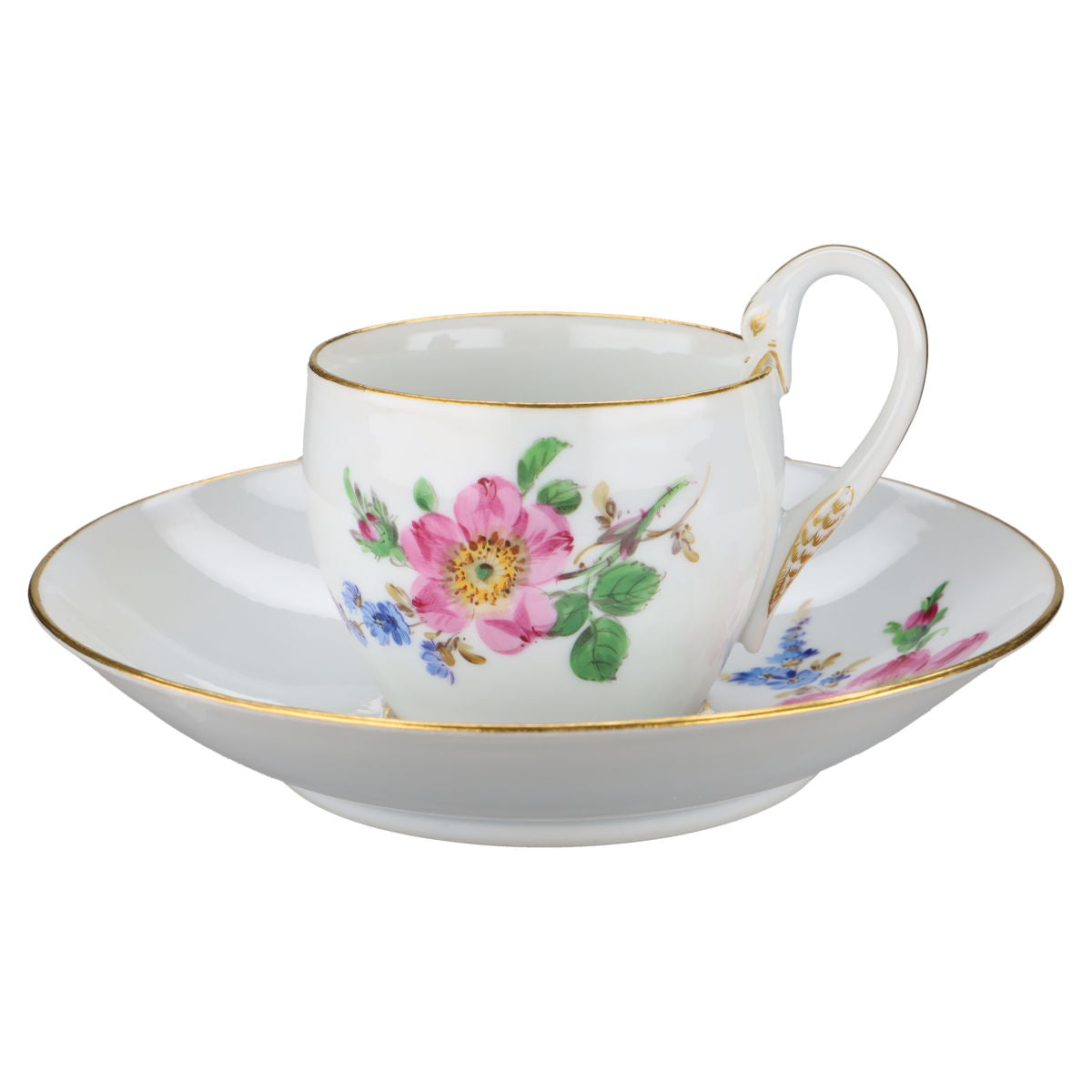 Kaffeetasse mit Untere Motiv Wildrose