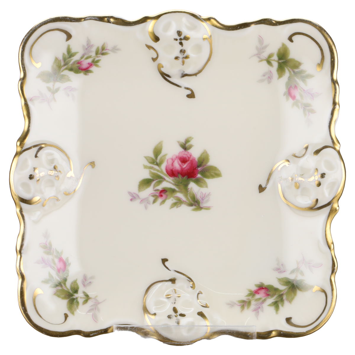 Gebäckteller Miniteller Pralinenteller eckig