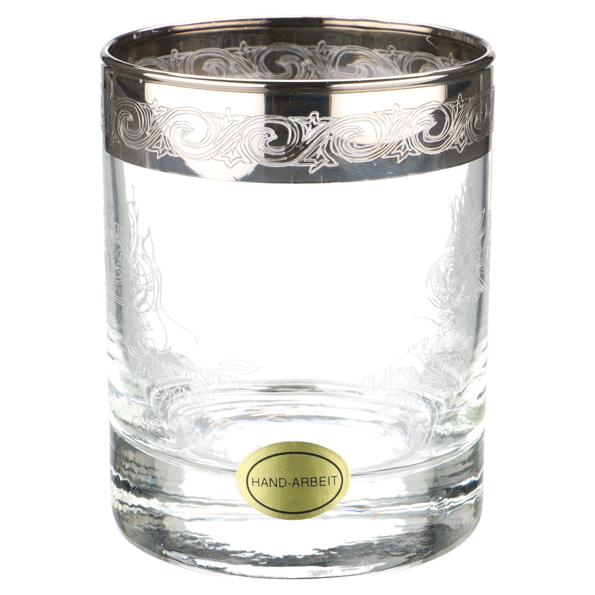 Whiskyglas Whiskybecher Kaufen Murano Glas Medici Platinrand whiskyglas-whiskybecher-kaufen-murano-glas-medici-platinrand