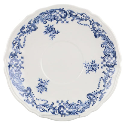 Suppentasse mit Untere - Henkel waagerecht Blume unten