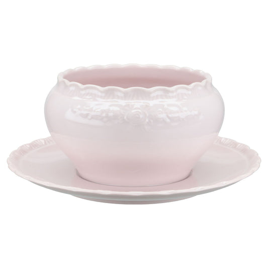 Sauciere mit Teller einteilig II. Wahl