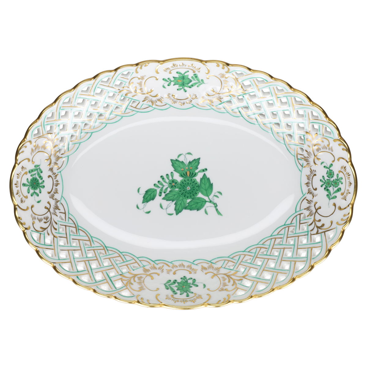 Durchbruchschale oval Modell 7357