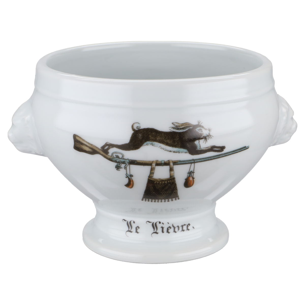 Löwenkopfterrine Le Lièbre La Bécasse