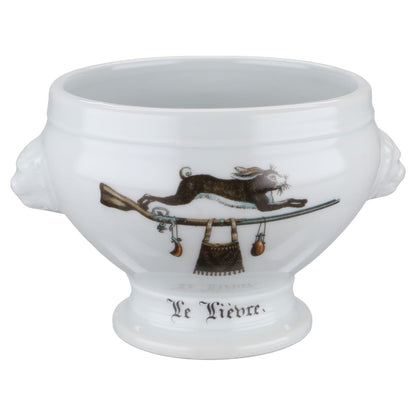 Löwenkopfterrine Le Lièbre La Bécasse