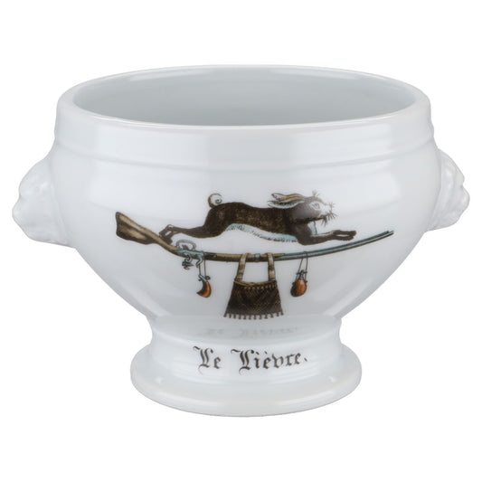 Löwenkopfterrine Le Lièbre La Bécasse