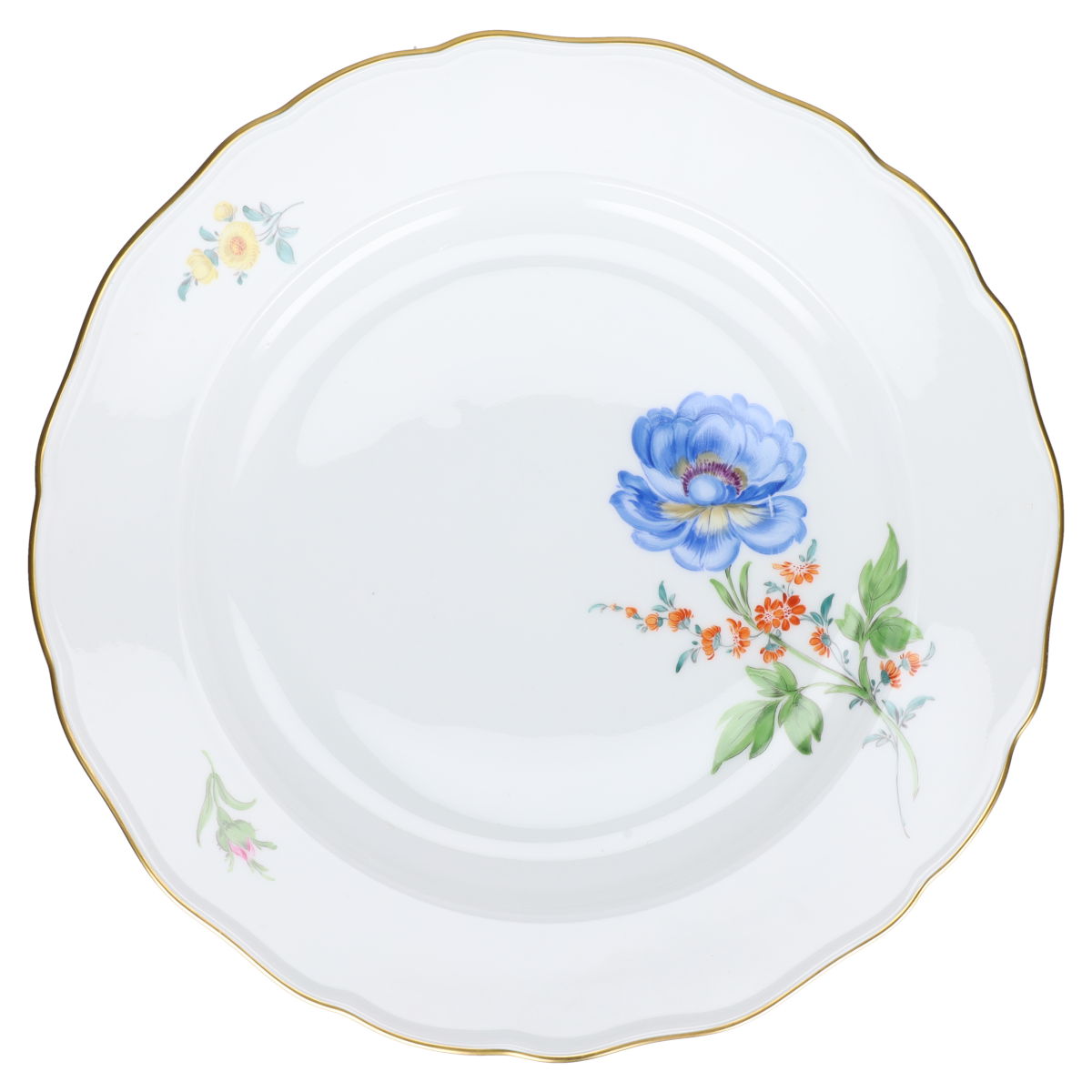 Speiseteller Blaue Blume