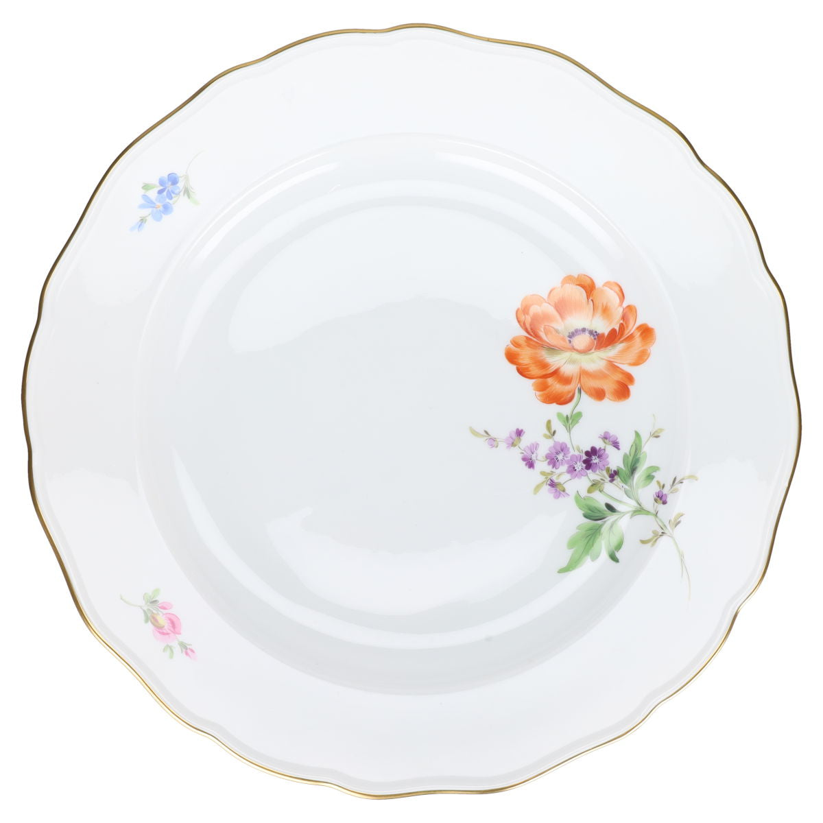 Speiseteller Mohnblume orange