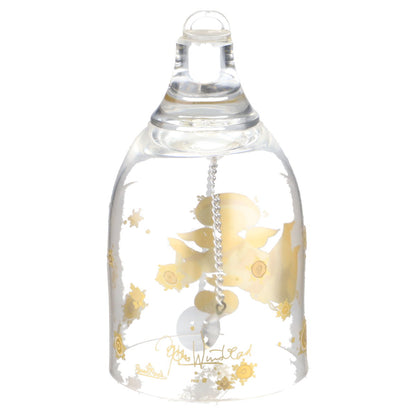 Weihnachts-Glocke in Glas - Engel mit Herz in OVP