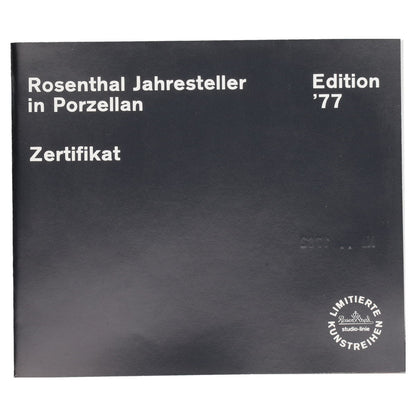 Jahresteller Edition 1977 Vasarely Auflage 1782 in OVP