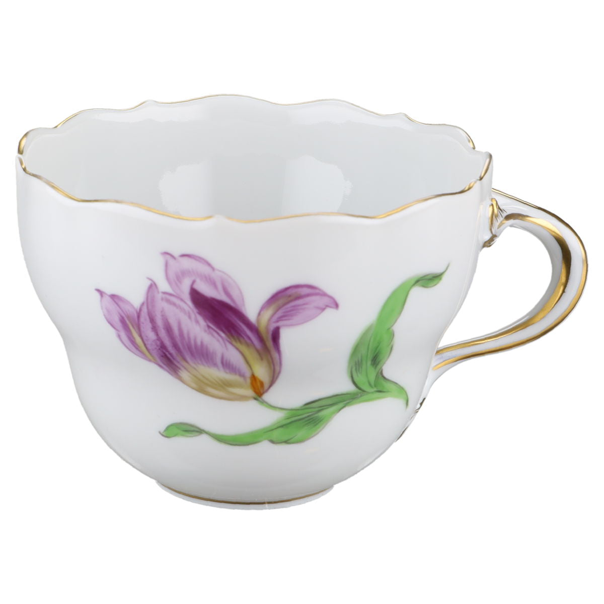 Kaffeetasse mit Untere lila Tulpe