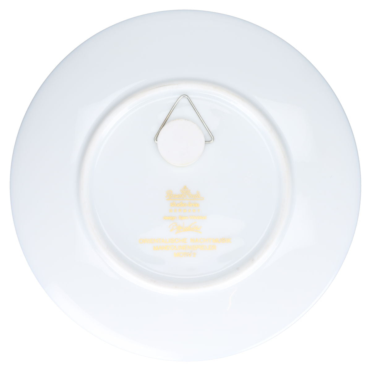 Sammelteller Wandteller Mandolinenspieler Motiv 2