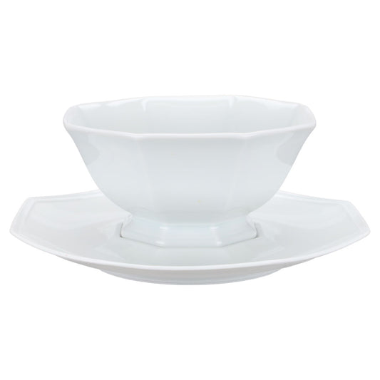 Sauciere mit Teller 2-tlg