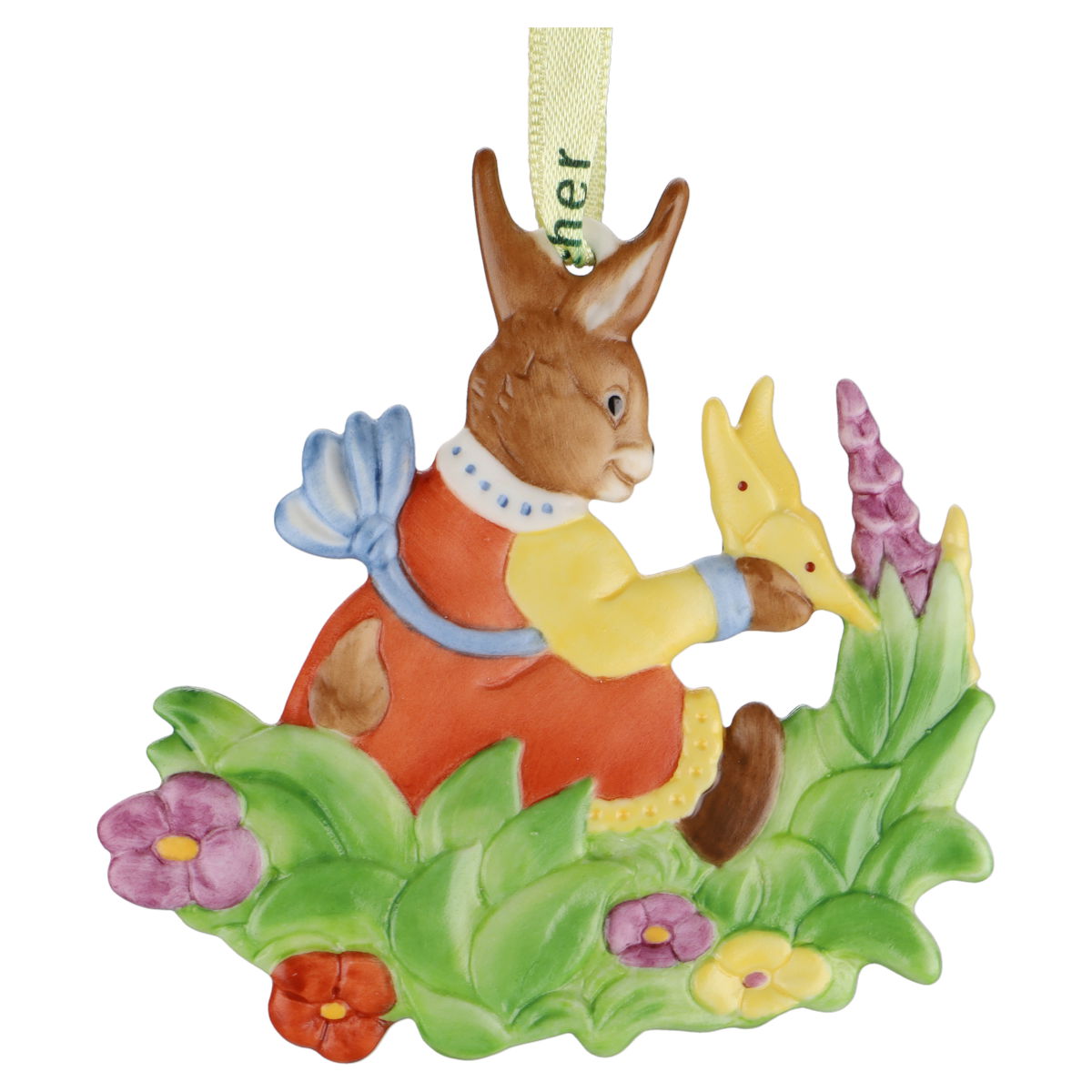 Anhänger Hasenfrau auf Wiese in OVP