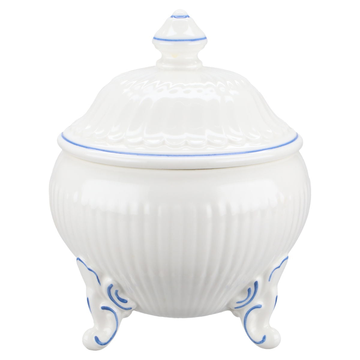 Zuckerdose auf Füßen