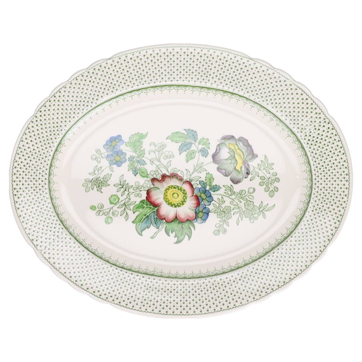 Fleischplatte mittelgroß oval