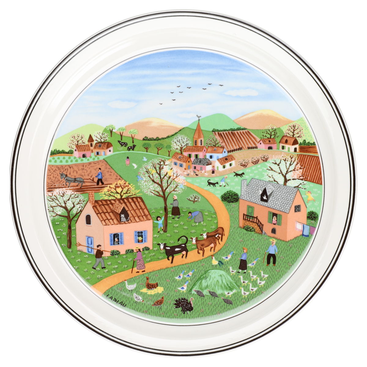 Sammelteller No. 1 Printemps/Spring/Frühling D 23,3 cm