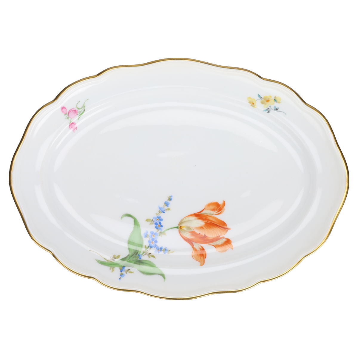 Fleischplatte klein Blüte Orange