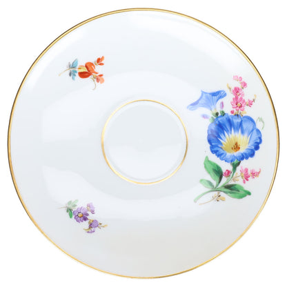 Kaffeetasse mit Untere Motiv Prunkwinde blau