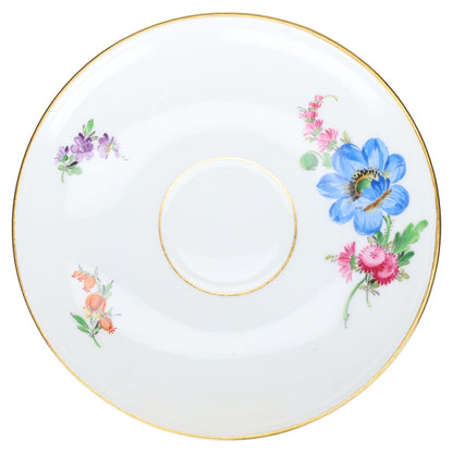 Kaffeetasse mit Untere Motiv Wildrose blau