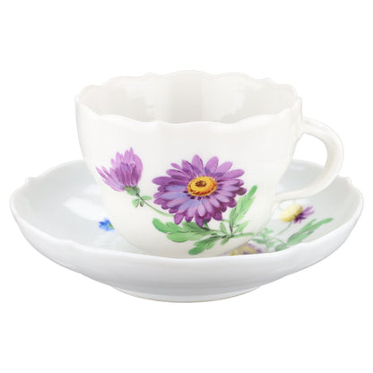 Kaffeetasse mit Untere Aster lila