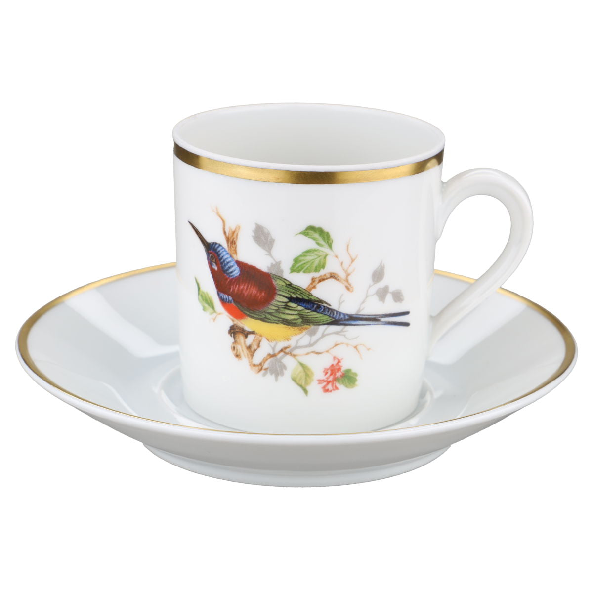 Mokkatasse Espressotasse mit Untere Vogelmotiv