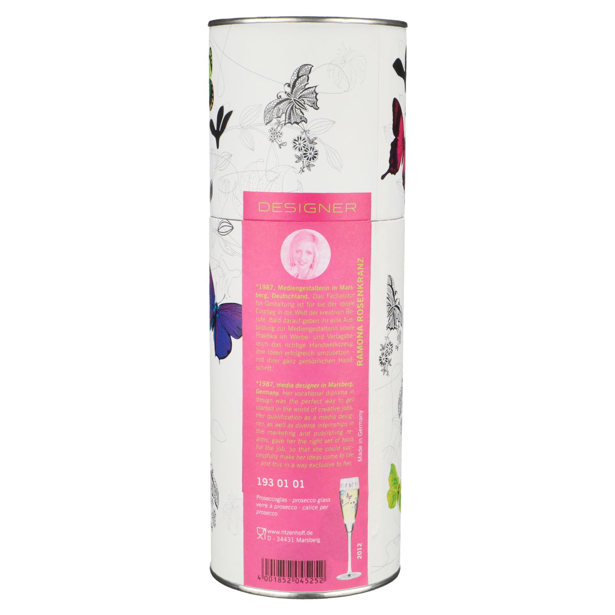 Sektkelch Prosecco Glas Ramona Rosenkranz 01 01 in OVP