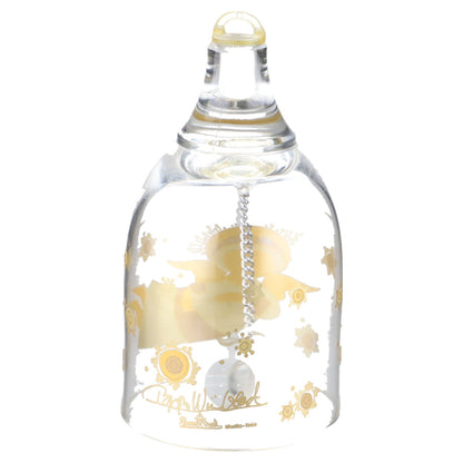 Weihnachts-Glocke in Glas - Engel mit Harfe in OVP