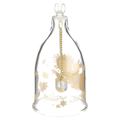 Weihnachts-Glocke in Glas - Engel mit Trommel in OVP