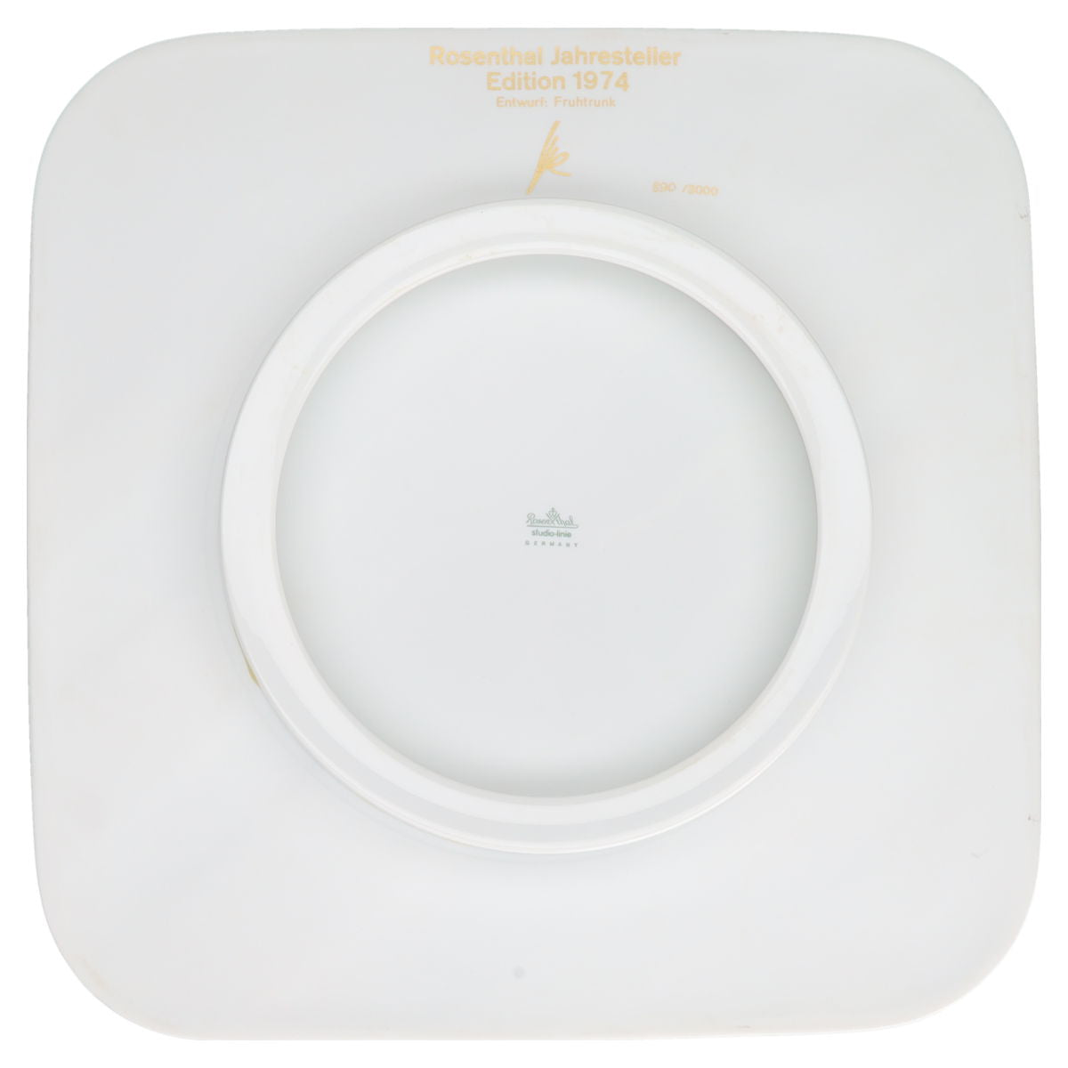 Jahresteller Edition 1974 Fruhtrunk Auflage 890 mit Zertifikat in OVP